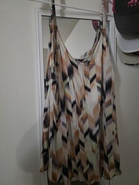 Womens Printed Relaxed Fit Camisole in Multi-Color